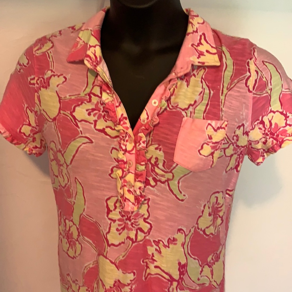 Lilly Pulitzer Pink & Yellow Dress